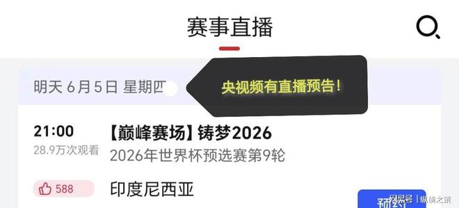 中国CCTV5停播两平台免费观看！pg电子模拟器明晚直播：印尼对阵(图9)